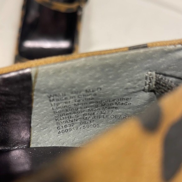 Simply Vera Wang Platform Stilettos Cheetah Print Size 7.5 - Picture 8 of 11